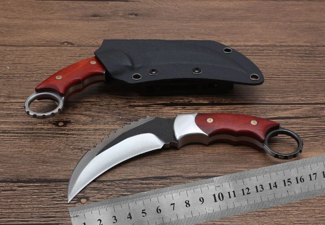 Karambit нож 61HRC DC53 stee 5 мм лезвие Высокое качество Открытый Отдых EDC инструмент для выживания разведка Карманный Подарочный нож
