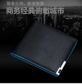 

by dhl or ems 100pcs Men Slim Short Wallet Coin Purses Male PU Leather Money Billfold Pocket Credit Card Holders Case Clips
