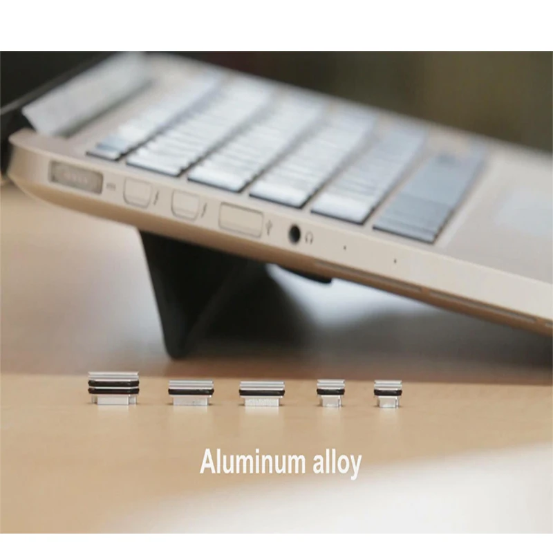 BaseQi Stealth Aluminum Dust Plugs Dust-proof Plugs For MacBook Pro Retina 13/15 BaseQi Stealth Aluminum Dust Plugs Dust-proof Plugs For MacBook Pro Retina 13/15
