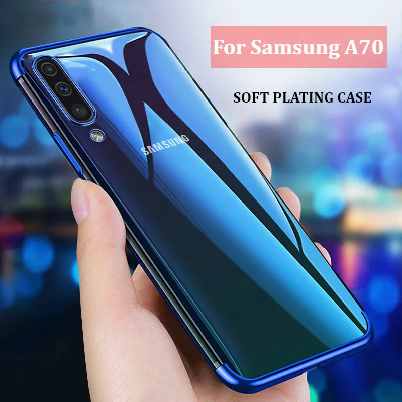 Покрытие TPU чехол для samsung Galaxy A70 A50 A40S A30 A20 A10 чехол мягкий прозрачный защитный чехол для задней крышки для samsung S10 плюс S9 S8 A7