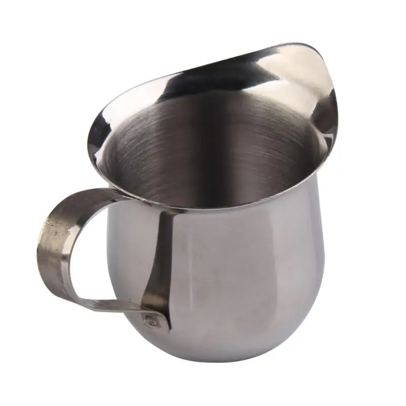 

3/5/8 OZ Stainless Steel Coffee Milk Cup Mug Shop Small Milk Cream Waist Shape Cup Jug Home Kitchen Tools 2018 Top Grade
