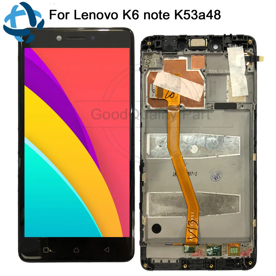 

5.5"For Lenovo K6 NOTE LCD Display Touch Screen Digitizer Replacement For Lenovo K6 NOTE Display k53a48 LCD Assembly 100% tested