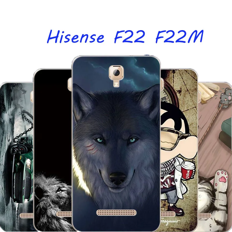 Мягкие Мультяшные из ТПУ чехол для телефона Hisense F23 F23M Чехол мобильного F22 F22M caqa funda