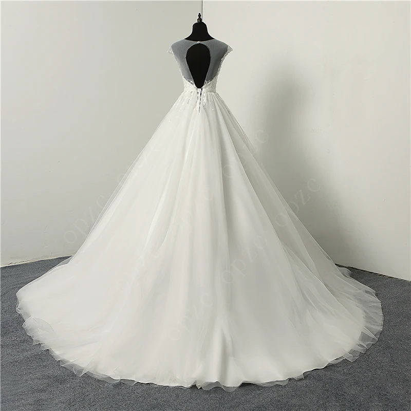 Модное сексуальное платье без спинки Новое поступление пляжные свадебные платья vestido de noiva размера плюс свадебные платья из фатина свадебное платье