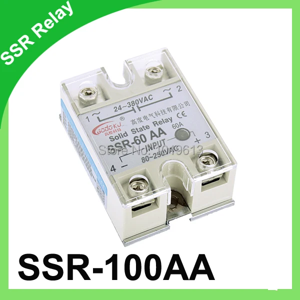 50A AC To AC 3 Three Phase SSR Solid State Relay, China Manufacturers