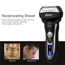 4 лезвия Maglev режущая система электробритва 14000r/min 1,5 H Полная зарядка высокоскоростное лезвие мотора триммер для бороды светодиодный дисплей S47