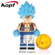 Single Sale Building Blocks Model Collection Dragon Ball Gogeta Son Goku Vegeta Vegetto Mira Toys For Children KF725