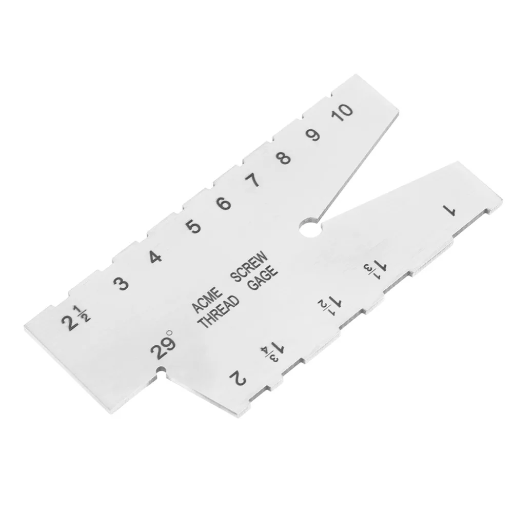 1pc Stainless Steel Screw Thread Gauge 29 Degree Grinding Gage