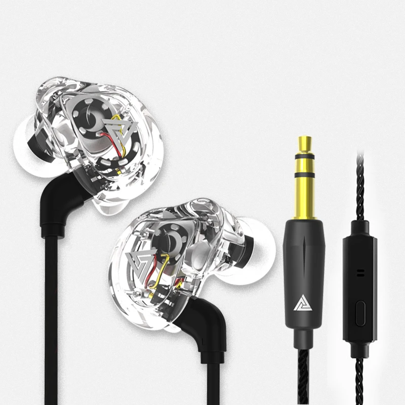 Наушники вкладыши Pizen QKZ VK1 Hi Fi DJ монитор Спортивная гарнитура для бега наушники с 2