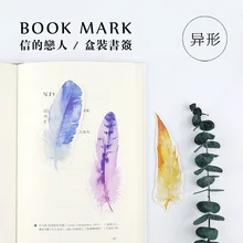 30 шт./упак. в форме пера канцелярская Скрепка Закладка канцелярский школьный офисный поставка Escolar Papelaria маркеры книг