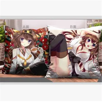 

43x43CM Decorative pillows kantai collection cartoon pillows Quality shimakaze Anime cushion Soft Two-sided Printed pillow Gifts