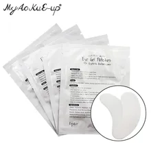 100 пар, накладки под глаза, наклейки, накладки для наращивания ресниц, одноразовые бумажные накладки для ресниц, инструменты для макияжа