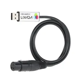 Профессиональный это USB для DMX Интерфейс адаптер светодио дный DMX512 компьютер PC Освещение сцены контроллер Диммер