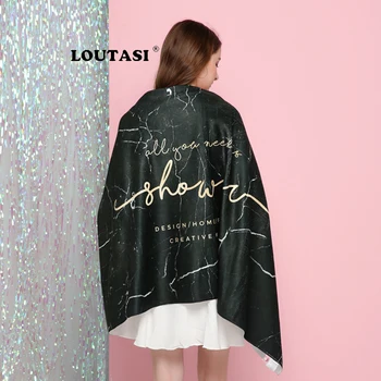

LOUTASI Bath Towel Microfiber Letters Women Black/White Beach Towel Quick Drying Washcloth Pool Shower for Lady Size 70*140cm