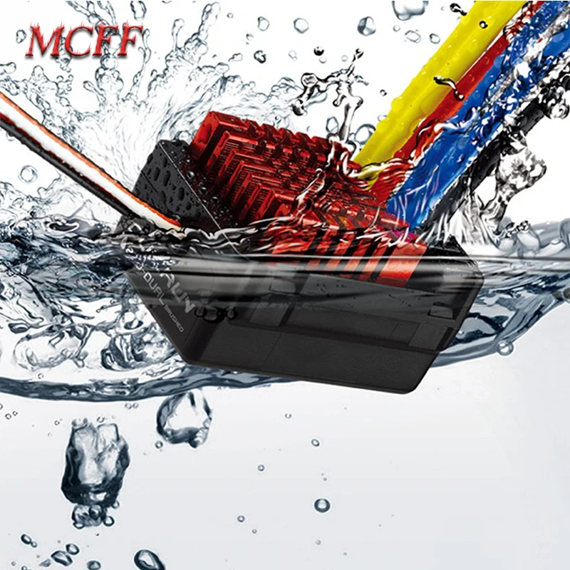  Hobbywing QuicRun WP 1080 Crawler Whaterproof Brushed ESC Build-in BEC 2-3S Lipo With LED Programin - 33035909255