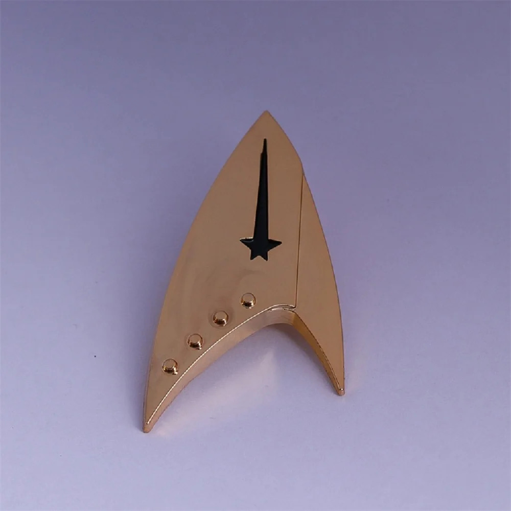 Star Trek Discovery Captain Badge Command Badge Insignia Science Badge Starfleet Brooches Metal Cosplay Prop