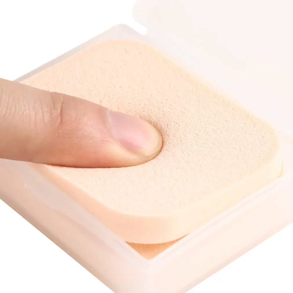 

2PCS Oil-resistance Wet & Dry Dual Use Powder Puff Air Cushion Puff BB Cream Sponge Cosmetics Beauty Makeup Tool few