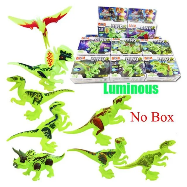 Jurassic Dinosaur Set Building Block Toy Figure Indoraptor Velociraptor Triceratop Indomirus T-rex World Compatible Legoings