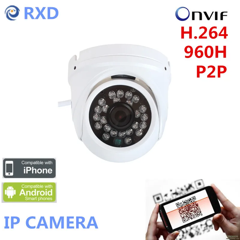 

Free Shipping HD1.0 MP 720P Security IR LEDs Dome CCTV IP Camera ONVIF 2.0 Indoor Cam Night Vision P2P Cloud Phone View