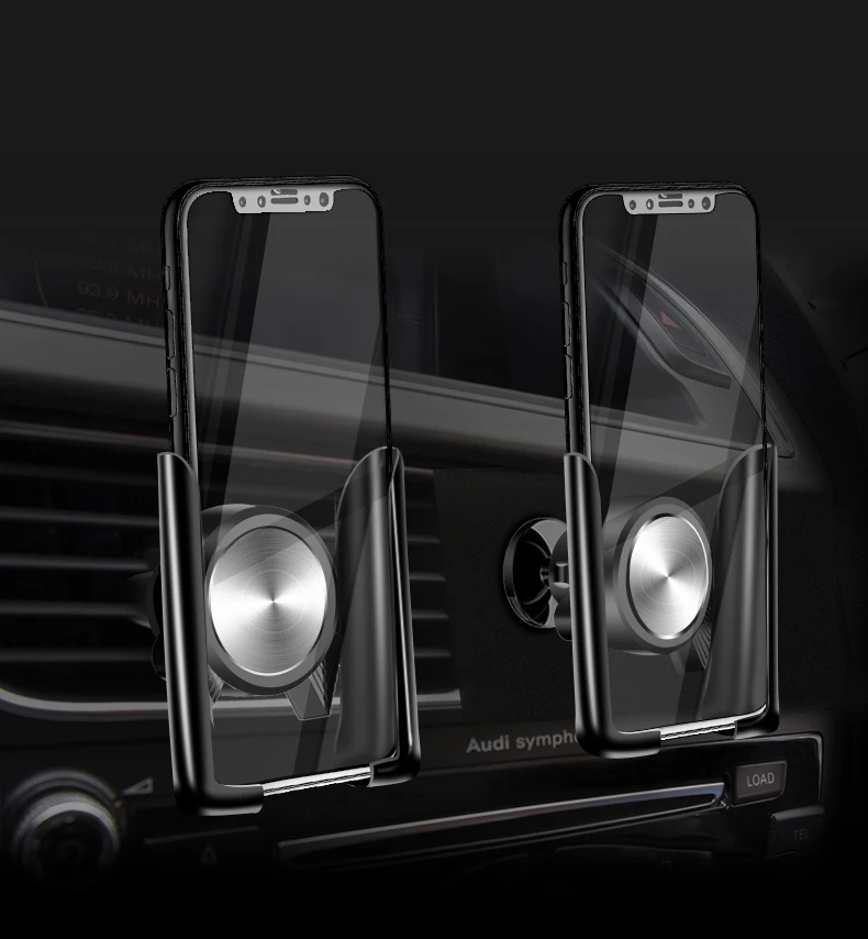 

Universal Gravity Vent Mobile Phone Car Holder for IPhone Xs X 7 6 Plus Samsung Note S9 Xiaomi Huawei Car Air Outlet Phone Stand