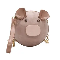 Miyahouse Свинья Дизайн Для женщин сумка прекрасные моделирование животных женский сумка моды дорожная сумка для дам с цепочкой