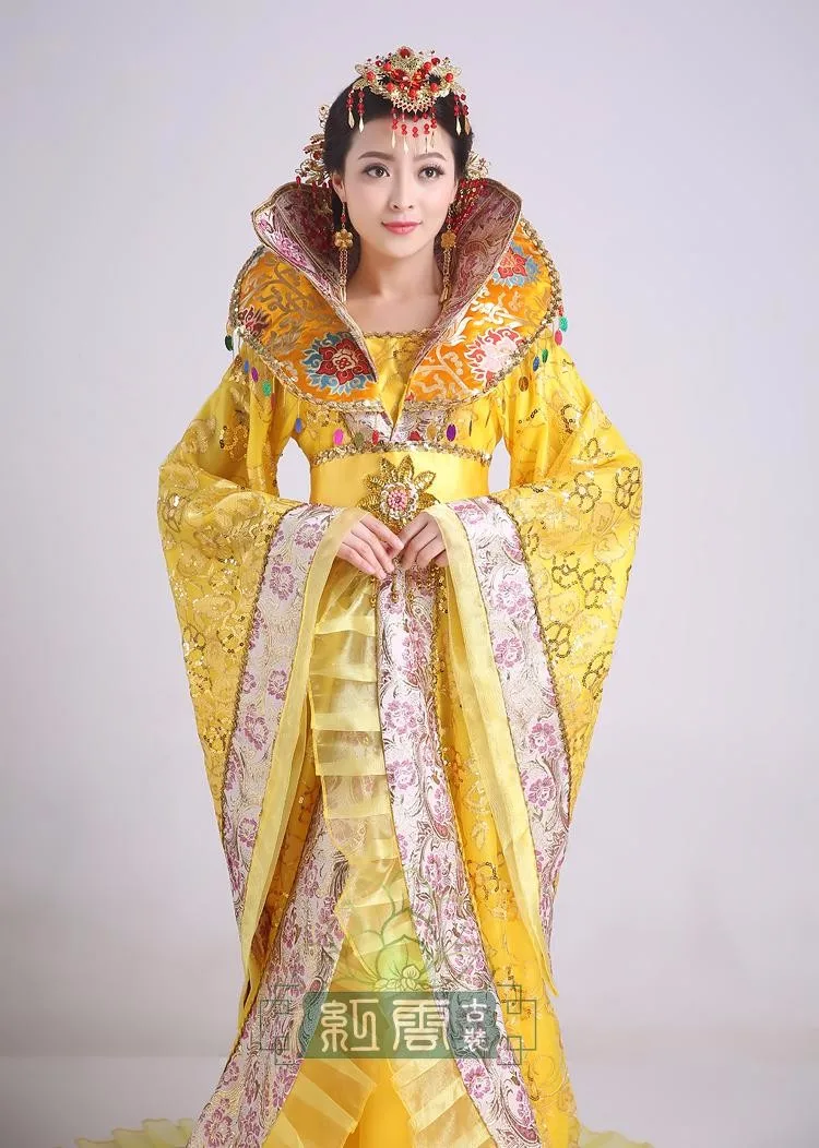 Древний Китай костюм династии взрослых женщин синий белый цвет красный, желтый Hanfu женщины одеваются народная женский древний Тан песни династии Мин