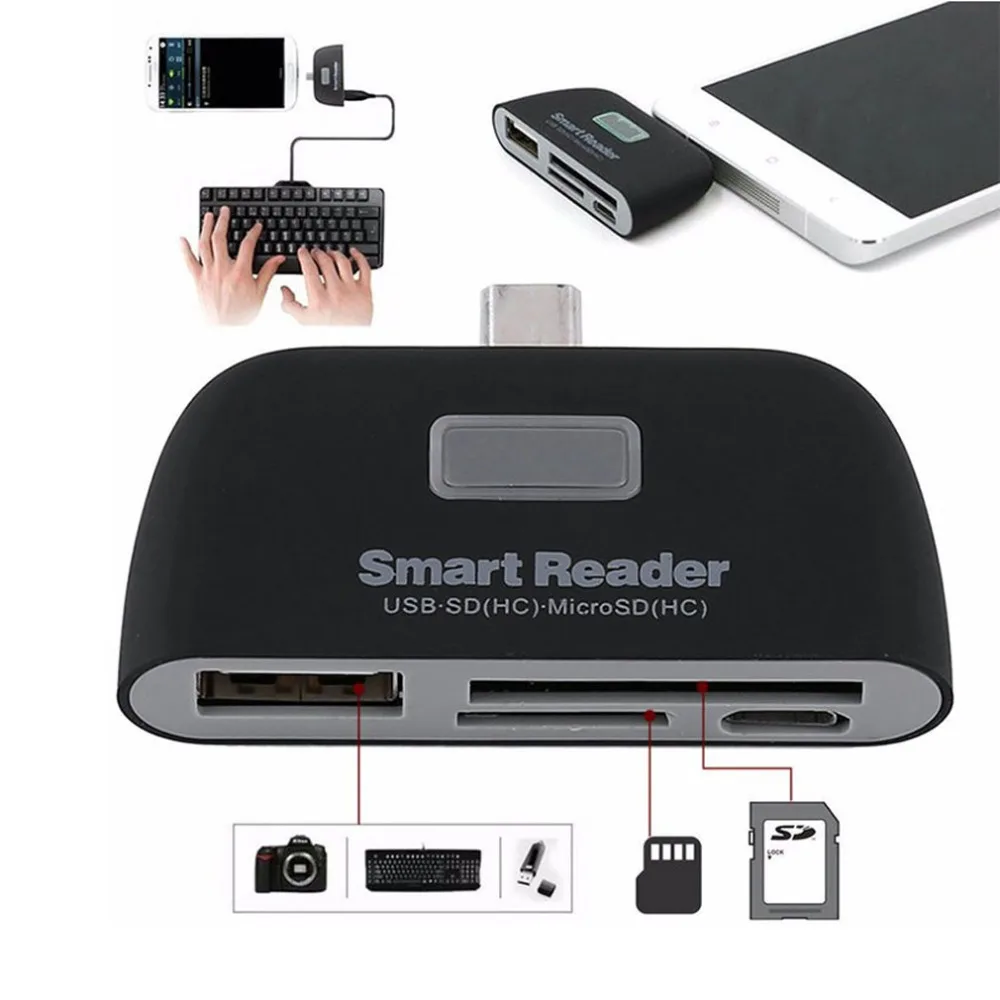 Smart Card Reader OTG переходник адаптер. OTG USB Hub Type-c 6in1 Card Reader. OTG Smart Card Reader 2.0 Hub. Переходник USB Type c на MICROSD.