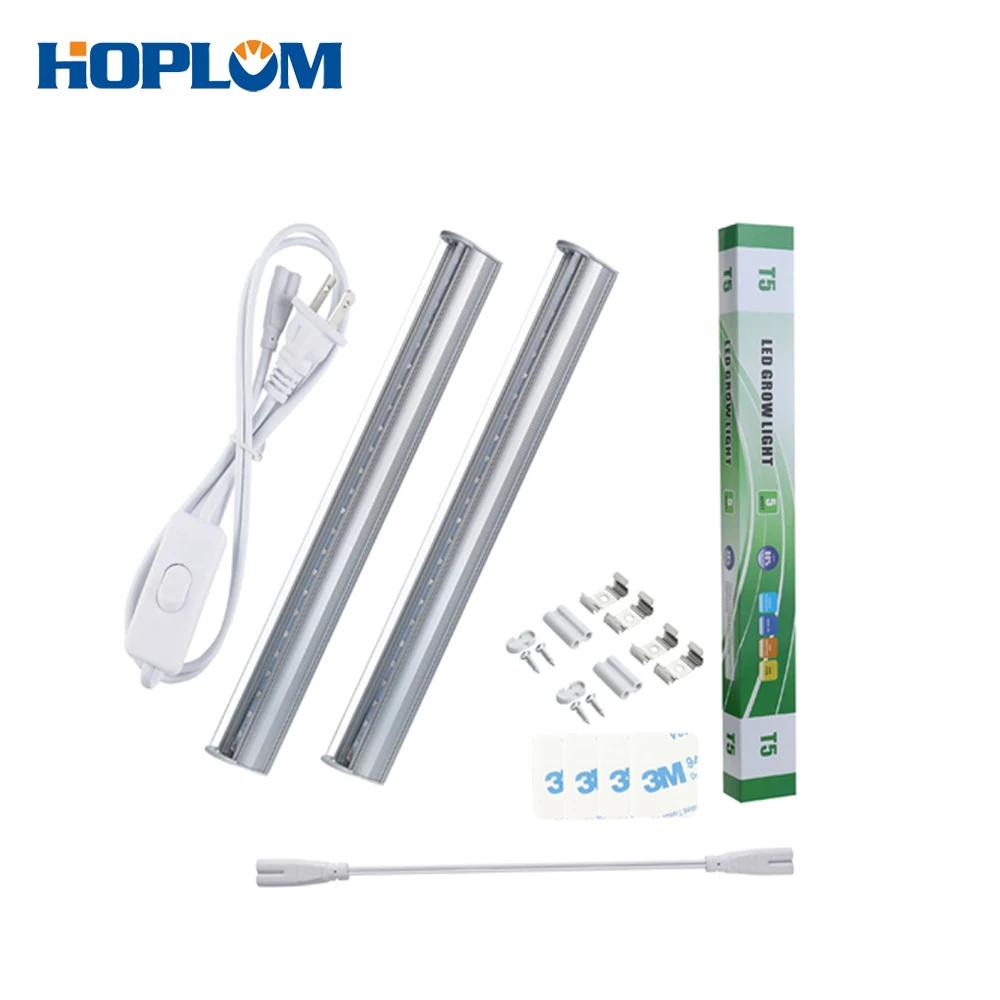 

LED Grow Light T5 Tube SMD2835 High Brightness LED Grow Bar Light AC 85-265V Led Plant Lamp for Greenhouse Garden US/EU