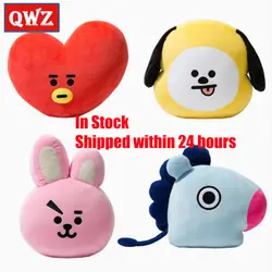 BTS BT21 кавайная Подушка Плюшевые игрушки Bangtan подушка для мальчиков ТАТА Ван куки CHIMMY SHOOKY Коя RJ Манг для детей на день рождения подарки