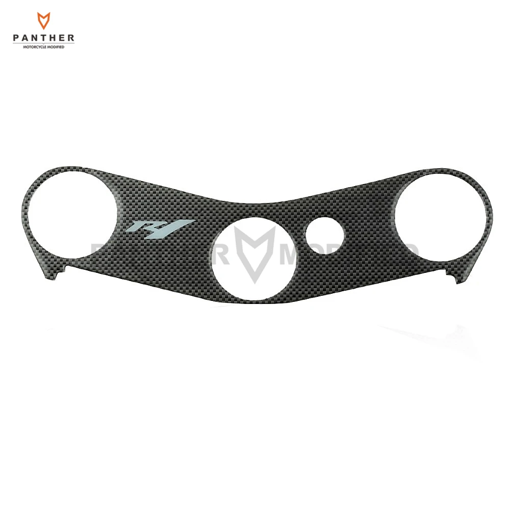 

Carbon Fiber Pattern Top Triple Clamp Yoke Motorcycle R1 Sticker case for YAMAHA YZF1000 R1 2004 2005 2006