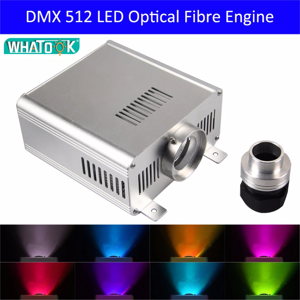 

Wholesale DMX DMX512 45W RGB LED Fiber Optic Engine Driver for all kinds fiber optics as decoration lamp ceilling kits x 6pcs