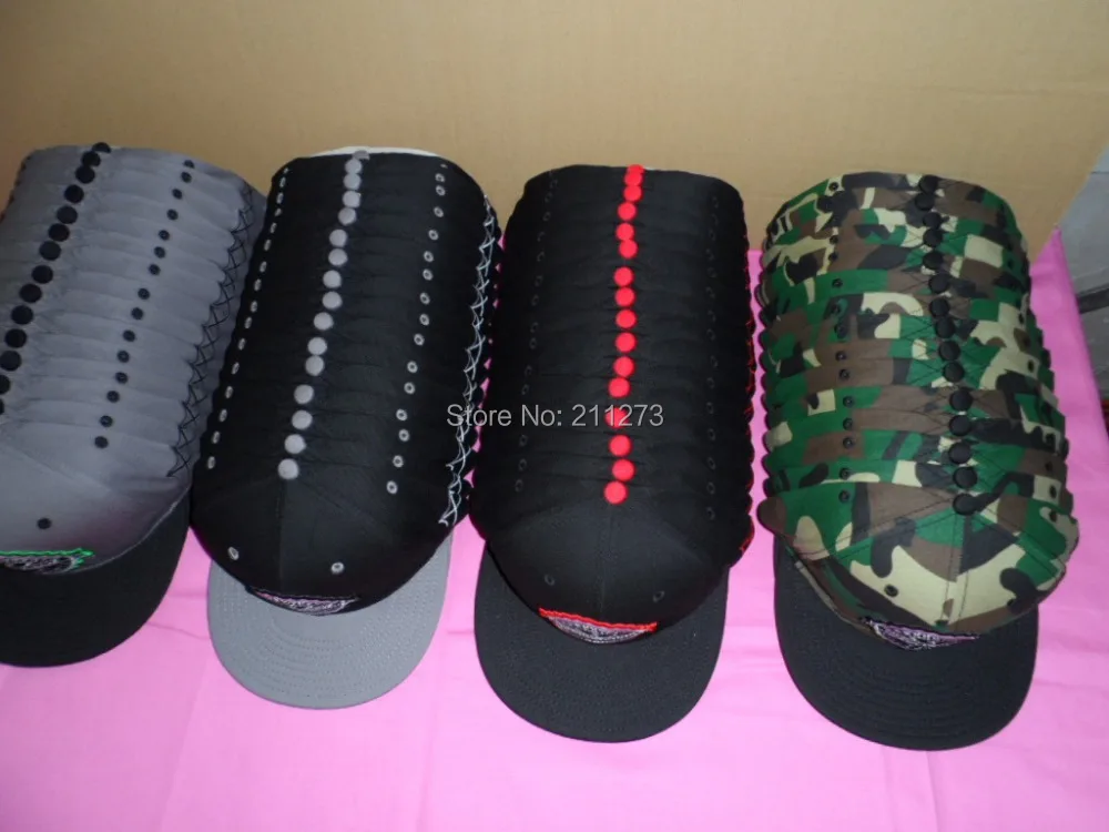 Snapback шляпа, oem, вышивка,, Черная Корона, зеленым краев, MOQ 50 шт., хлопок, принять заказ snapback hat