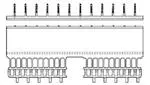 

Hard Metric connector LWR SHIELD B-PLANE HM 5338108-2