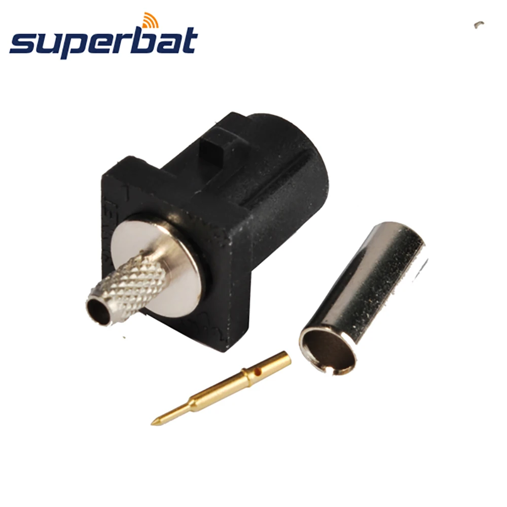 Black RF Coaxial Connector for Radio Cable RG316 RG174 LMR100