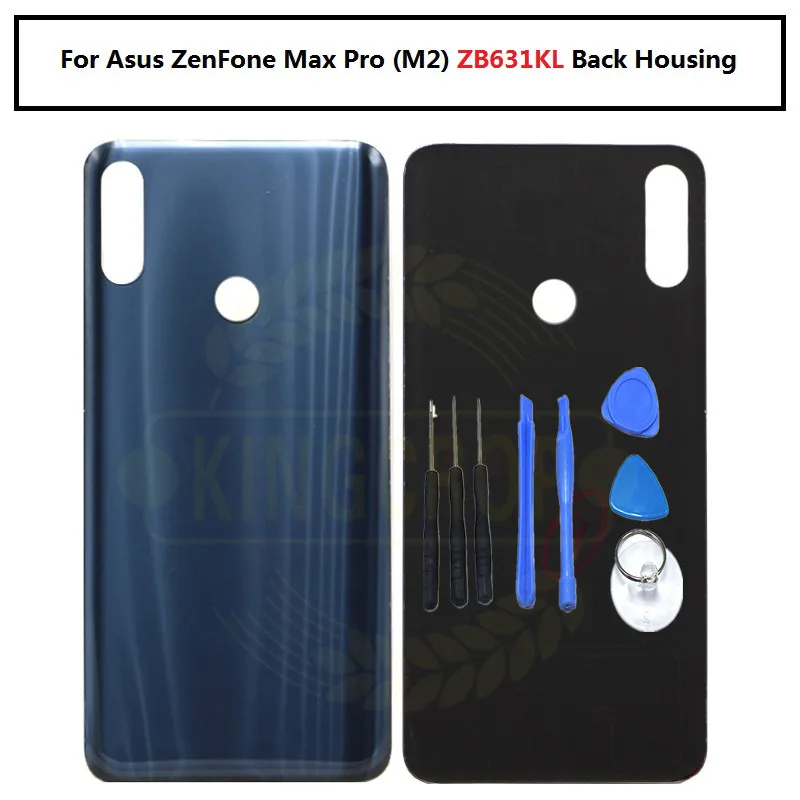 

For Asus Zenfone Max Pro ( M2 ) ZB631KL Back Battery Cover Door Rear Glass Housing Case For ASUS M2 ZB631KL Battery Cover