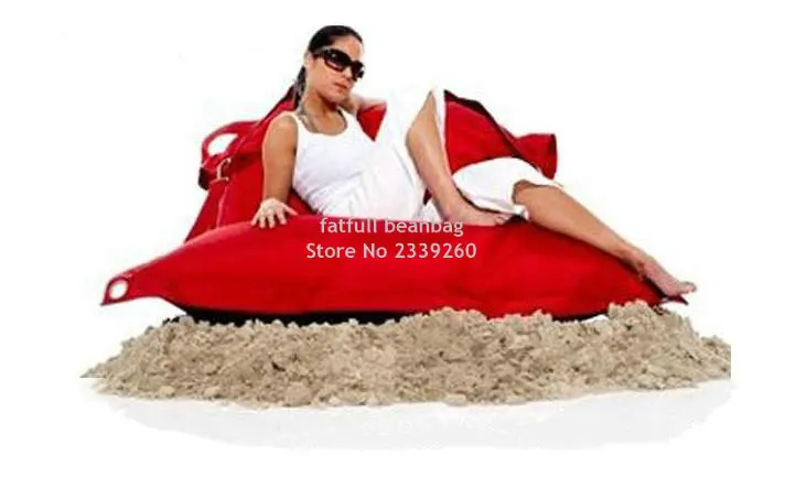 Cover only No Filler- Pink outdoor bean bag chaise longue, living room furniture,large beach hammock,comfort bean bag chairs