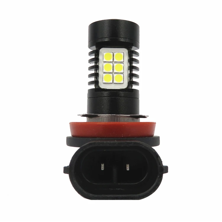 Wljh 2x H8 H9 H11 светодиодные лампы 22 Вт SMD 3030 чип 800Lm высокая производительность вождение автомобиля туман лампы ДРЛ днем Бег Лампочки 12 В 24 В
