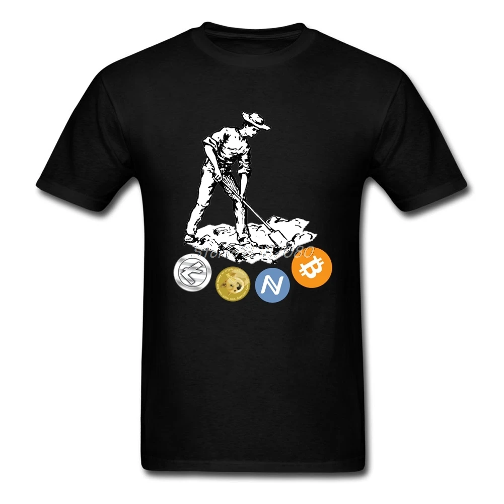 Hipster Cryptocurrency Miner Bitcoin Dogecoin Litecoin T Shirt pp Men's Shirt O-neck Cotton XXXL Short Sleeve Mens T Shirts Hipster Cryptocurrency Miner Bitcoin Dogecoin Litecoin T Shirt pp Men's Shirt O-neck Cotton XXXL Short Sleeve Mens T Shirts