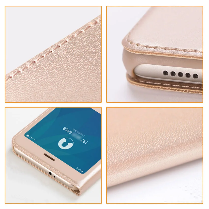 Откидной кожаный чехол для Xiaomi mi A2 6X A 2 6 X Xio Xao противоударный защитный с