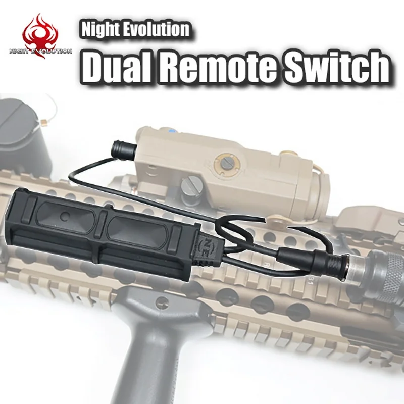 

Night Evolution Airsoft PEQ Weapon Light Compact Dual Remote Switch Tactical Gun Flashlight Accessories NE07011