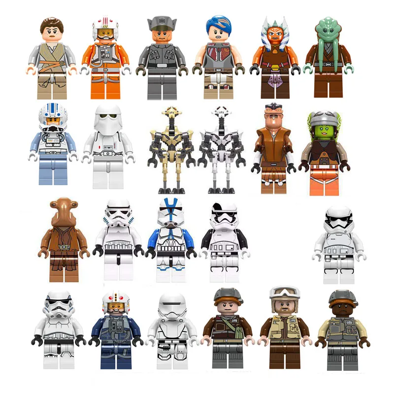 

LegoINGly Star Wars Luke Skywalker Rebel Pilots Sabine Wren Building Blocks Mini Figures Single Sale NO BOX