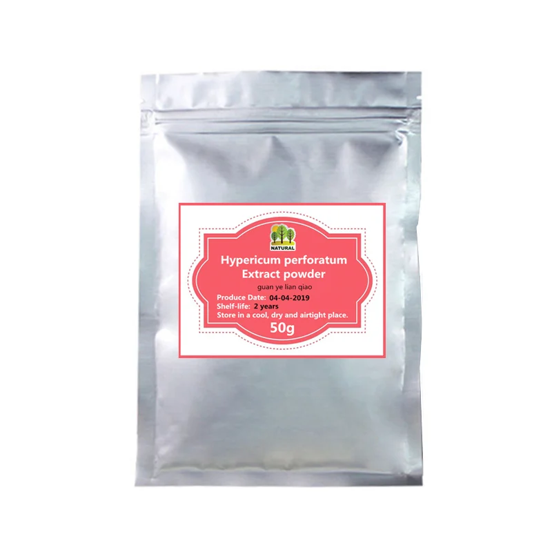 

50-1000g,100% Natural Hypericum Perforatum Extract/St John's Wort Extract Hypericin powder,Guan Ye Lian Qiao,Relieving anxiety