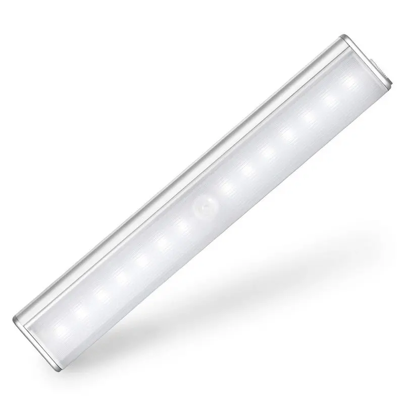 

USB Refillable 14 PIR Cabinet Light Motion Sensor Light, 4 Bright Modes, For Closet Cabinet Cupboard Staircase Hallway Washroo