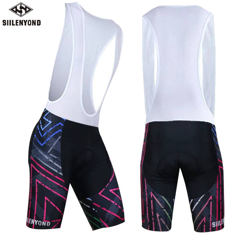 Bib Shorts Ударопрочный велотренажер, шорты, спортивная одежда для велоспорта, велотренажеры, велотренажеры, велосипедная одежда с 3D гелевой подкладкой - Цвет: Bib Shorts