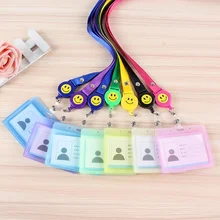 Водонепроницаемый женский мужской ID кредитный банк держатель для карт студенческий автобус Прозрачный чехол для карт ремешок для мужчин для визитных карточек