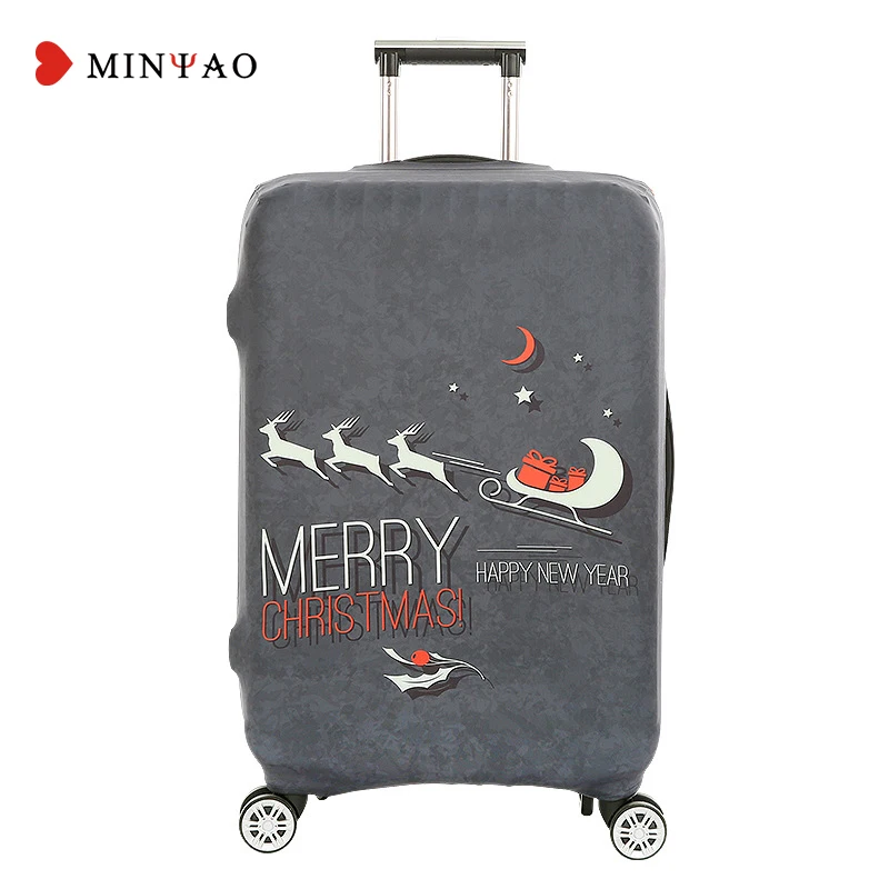 

Christmas Box Set of Elastic Thickening Printed Box Set of Luggage Cases MH18