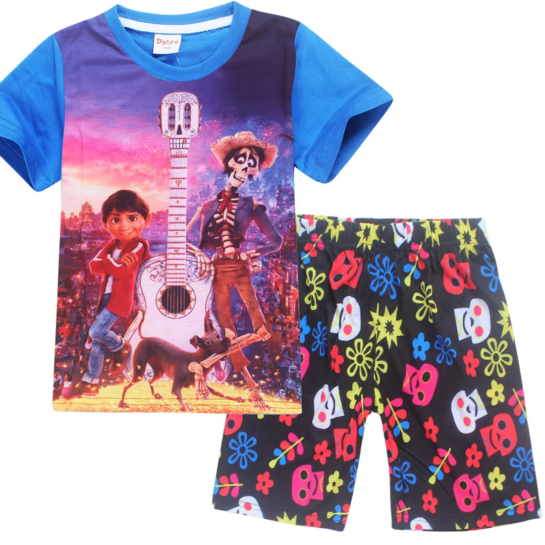 

Summer Children's Moana Pajamas Cotton Soft Kids Pajamas Set for Boys Clothing Sets Short Sleeve Family Wear for Sleep