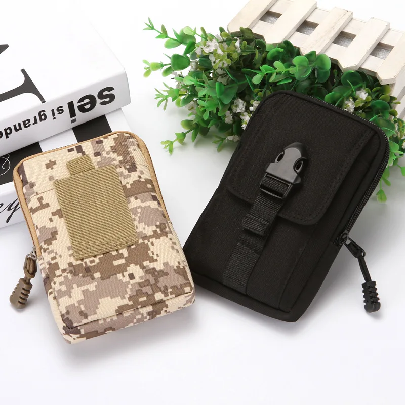 6 Inch Hot Mobile Phone Bag Quality Men's Cigarette Mobile Phone Waist Bag Outdoor Casual High Quality Fanny Pack