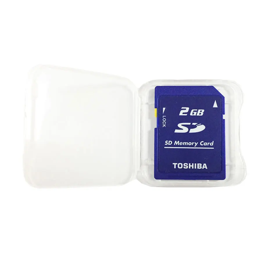 10PCS/Lot Toshiba 2GB Class2 SD Card Carte SD Memory Card and Sd-card Lock  Memoria SD Wholesale Price Cheap Free Shipping