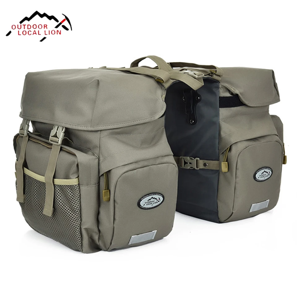 Best LOCALLION Retro Canvas Bicycle Carrier Bag 50L Rear Rack Trunk Bike Luggage Back Seat Pannier Reflectivs Cycling Storage Two Bag 0 Best LOCALLION Retro Canvas Bicycle Carrier Bag 50L Rear Rack Trunk Bike Luggage Back Seat Pannier Reflectivs Cycling Storage Two Bag 0